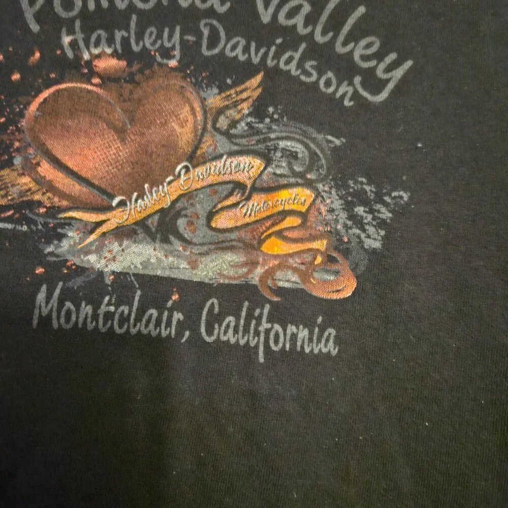 - HARLEY-DAVIDSON X-LARGE BLACK EX COND - Picture 2 of 5